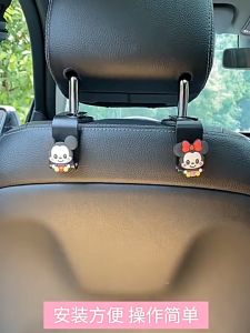 🔥READY STOCK🔥 Creative Cute Cartoon Car Seat Truck Coat Back Hook accessories mini hanger clip set decoration multifunctional support seat portable with Good quality