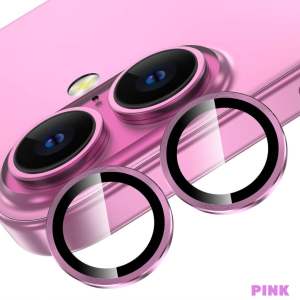 EASY INSTALL Metal Camera Lens Protector for iPhone 16 Pro Max iPhone 16 Plus iPhone 16 4K HD Diamond Camera Glass