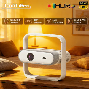 TouYinGer | Touyinger Z7 Projector Full HD 1080P 4K Home Theater Auto Focus Wifi Android11.0 TV Video 1200 ANSI Lumens with HDR Smart Beamer