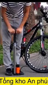 Bơm Xe Dạp Inox Có Dồng Hồ Do Ap Suất Tiện Lợi Cho Bơm Cao Ap Xe Máy O Tô Gia Dình