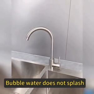 HW067- Kitchen Faucet Stainless Steel  Sink Faucet Single Cold 360 Degree Rotatable Faucet for Balcony Laundry Sink Faucet Bathroom Laundry Sink Faucet