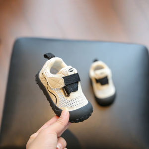 Baby Step Pointe Toddler Shoes Soft Bottom Autumn Style Girls Boys Walking Shoes Childrens Footwear Low Cut Mesh Slip-On Rubber Sole