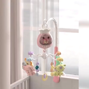 ~Ship From KL~ Baby Bed Bell Infant Mobile Bed Bell Musical Crib Bed Bell Lighting Baby Rattle Bed Crib sleeping toys