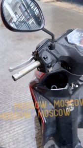 PAKET HANDGRIP HG55 + JALU STANG PCX ( KANAN KIRI ) untuk SEMUA motor YAMAHA HONDA  BEAT VARIO SCOOPY SPACY GENIO PCX ADV FAZZIO AEROX GEAR FREEGO MIO S MIO M3 MIO 125 MIO  DLL  GRIP HANDFAT HANGRIP JALU STANG JALUSTANG PAKET HANDGRIP ORIGINAL BAHAN KARET