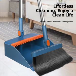 FURENJILI | Durable and Thickened Broom and Dustpan Set