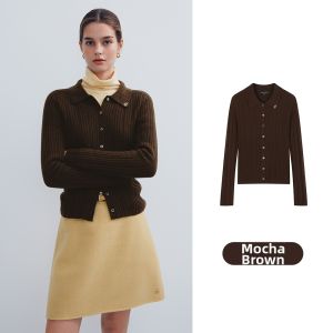 TEENIE WEENIE | Wool Cashmere Women Knit Cardigan Sweater