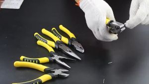 Bộ 3 Kìm Hạng Nặng Bộ Kìm Mũi Dài Bộ Kìm Hạng Nặng Vise (kéo dây 8 inch + kìm mũi nhọn 8 inch + kìm hàm chéo 6 inch)