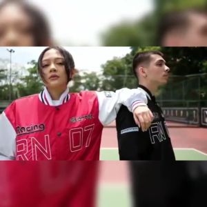 Jaket Baseball Varsity Pria Racing RN07 Genious