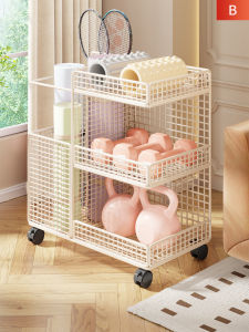 WUBUWEI | Mobile Storage Rack for Fitness Equipment