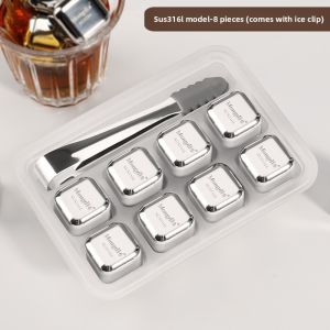 MONGDIO | Food Grade Freezing Ice Stones Metal Container