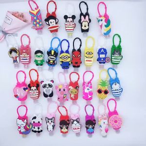AGNES cute CartoonHand Sanitizer Holder with Bottle Silicone Case Hand Washing Antibacterial 30ML
