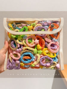 NING ZHOU | Colorful No-Damage High-Elasticity Kids Elastic Hair Bands