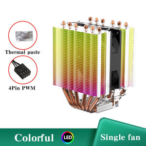 X99 CPU Air Cooler 6 Heat pipes 4PIN PC Processor RGB Radiator for Intel LGA 2011 1700 X79 X99 1150 1151 1155 1156 AM5 AM4 AM3