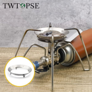 TWTOPSE For SOTO ST340 Titanium Windproof Ring Cassette Stove Accessories Ultra Light Camping Stainless Steel Outdoor Windshield