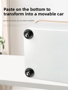 MONLEYTA | German Universal Wheels Moving Tea Table Tray Wheels Sticky Type Moving Tool Heavy Duty Stainless Steel Silent Wheels