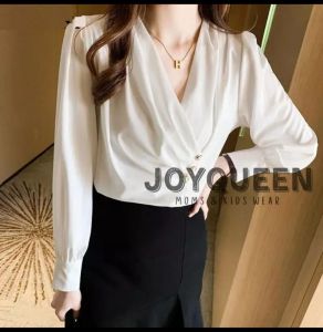 Atasan blouse kancing ld. 110cm