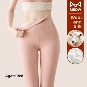 MiiOW | Warm Womens Tights Wool Silk Seamless Underwear