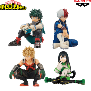 Bandai | My Hero Academia Anime Figure Shoto Bakugou Boku Izuku Duke Pvc 11cm Action Figures Anime Character Gift Collection Series