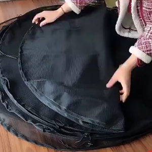 Mesh Cover For Rain Barrel Net With Drawstring Adjustable Rain Barrel Mesh Cover Water Butt Net For Or Water Buckets Mosquito Proof Mesh Protective Cover Lid Adjustable Rain Barrel Net Diameter 60/80CM