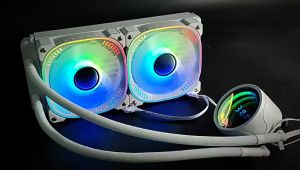 ชุดน้ำCPUระบบปิดหม้อน้ำ2ตอน เเสดงอุณหภูมิ COOLMOON TY240 Temperature Monitor ARGB & AUTO RGB CPU Liquid Cooler intel AMD