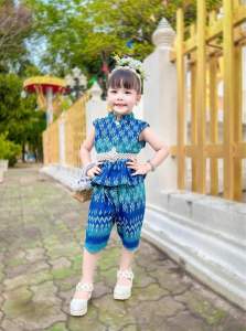 ⚡️ชุดไทยประยุกต์เด็ก⚡️ลายมาใหม่ พร้อมส่ง🚙