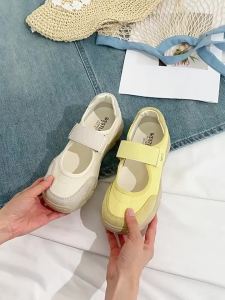 Buckle Easy-on Mary Jane Style Thick Sole Sneakers
