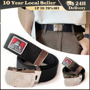 Classic Woven Fabric Belt with A Sturdy Metal Buckle Designed for Daily Comfort and A Timeless Look That Complements Any Casual Outfit.