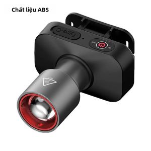 Đèn Pha LED Siêu Sáng Có Thể Thu Phóng Sạc USB Đèn Pin Câu Cá Đèn Pin Đeo Đầu Có Thể Điều Chỉnh Độ Nét Cho Các Hoạt Động Ngoài Trời