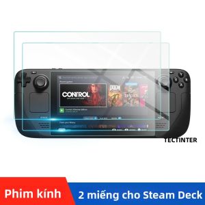 2 Gói Kính Cường Lực 9H Bảo Vệ Màn Hình Cho Valve Steam Deck Console Chống Trầy Xước Bảo Vệ Phim Phụ Kiện Cần Thiết