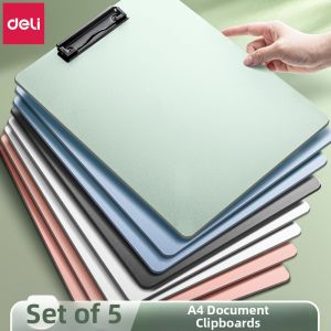 deli | A4 Exam Pad Writing Board Document Organizer