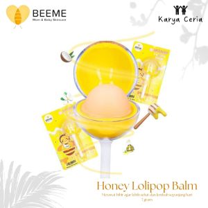 Beeme Honey Lollipop Balm Pelembab Bibir Anak Merawat Kesehatan Bibir Lipbalm Alat MakeUp Anak