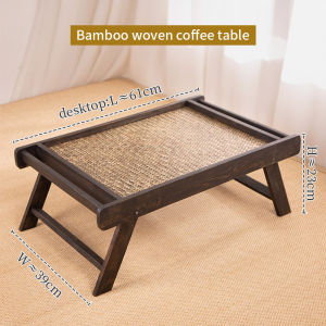 โต๊ะญี่ปุ่นพับ โต๊ะพับไม้ โต๊ะวางโน้ตบุ้คพับขาเก็บได้ โต๊ะทำงาน โต๊ะอเนกประสงค์ โต๊ะกินข้าวสไตล์ญี่ปุ่น สำหรับประดับร้านน้ำชา