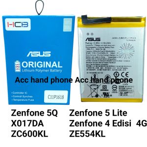 Baterai Battery Asus Zenfone 5 Lite 5Q C11P1618 X017DA ZC600KL Zenfone 4 Edisi 4G ZE554kL Original 100