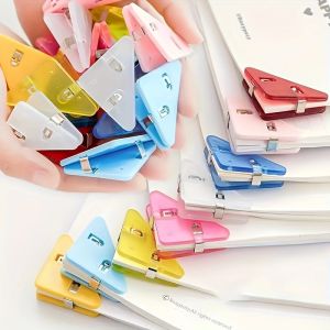 Multi Color Triangular Corner Clip Multifunctional Student Book Clip Paper Storage Tool Folder Office Desktop Storage Tool