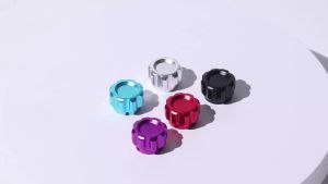 Metal Simulator Knob Simulator Steering Wheel Switch Button Diameter 20mm With 6.0mm Holes (Racing Simulator Knob)