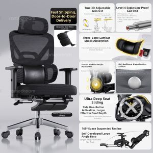 SAMEDREAM | Ergonomic Comfortable Computer Chair