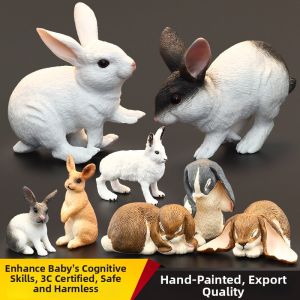 MENGSILE | Gift and Display Toy Animal Model Large Rabbit