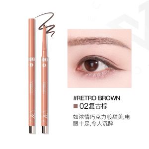 Veecci Long-Lasting Eyeliner Pen Waterproof Sweat-Proof Smudge-Proof Brown Liquid Eyeliner Pen Easy to Use for Any Skin Type