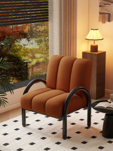 Modern Simplicity Style Cheaper Single Sofa Chair Fabric Vintage Leisure Living Room Balcony Designer Home Use Chair