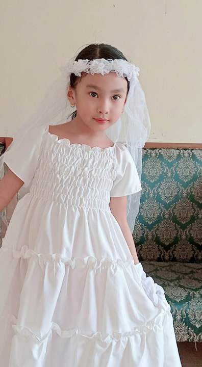 White dresses for girls Lazada PH