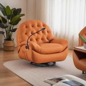 First-Class Space Sofa Cabin Living Room Bedroom Electric Multi-Functional Rotating Swinging Lie down Lazy Casual Single Sofa