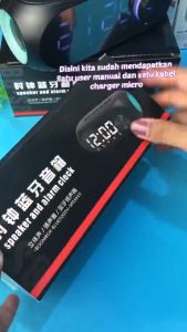 ✯BISA COD✯ Speaker Bluetooth Portable Full Bass Stereo FM Radio Wireless Bass Mini Stereo Original - LED Display Alarm Musik Box