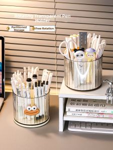 Kaman | Large Capacity Rotating Storage Box for Desk Light Luxe