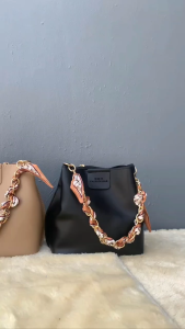 BJ66036 - KHAKI/COFFEE/BEIGE/BLACK TAS SLEMPANG HANDBAG TAS WANITA FASHION IMPORT MODIS ELEGAN TERMURAH TERLARIS TERBARU TAS BATAM ZCJ6036