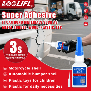 Best-selling 406 professional auto repair glue 3 seconds initial curing waterproof durable suitable for auto parts repair.