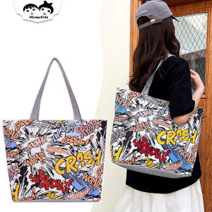 COD Tote Bag Tas Bahu Kanvas Wanita Gaya Casual Korea Premium Berkwalitas BAG03