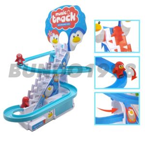 PROMO MAINAN ANAK JOLLY KARAKTER LUCU TRACK RACING BALAP NAIK TANGGA SET MAINAN ANAK