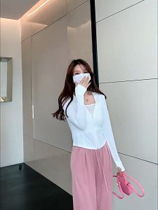 FitYogaSunscreen Clothing Ice Silk Womens Summer UV Slim Sunscreen Clothing Cardigan Short Jacket Top