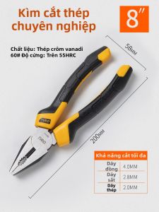 deli | Kềm Điện Đa Năng Mỏng