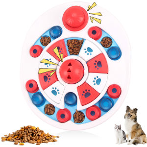 Dog Slow Feeder Food Dispenser Interactive Training Increases Puppy IQ Anti Choking Puzzle Toys Fun Anti Slip Bowl Pet Supplies